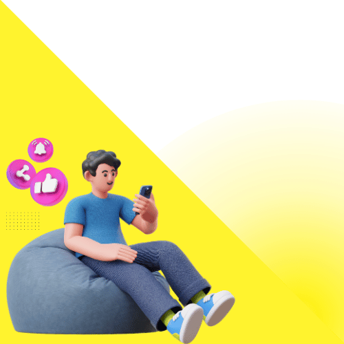 Social media strategy and engagement planning illustration