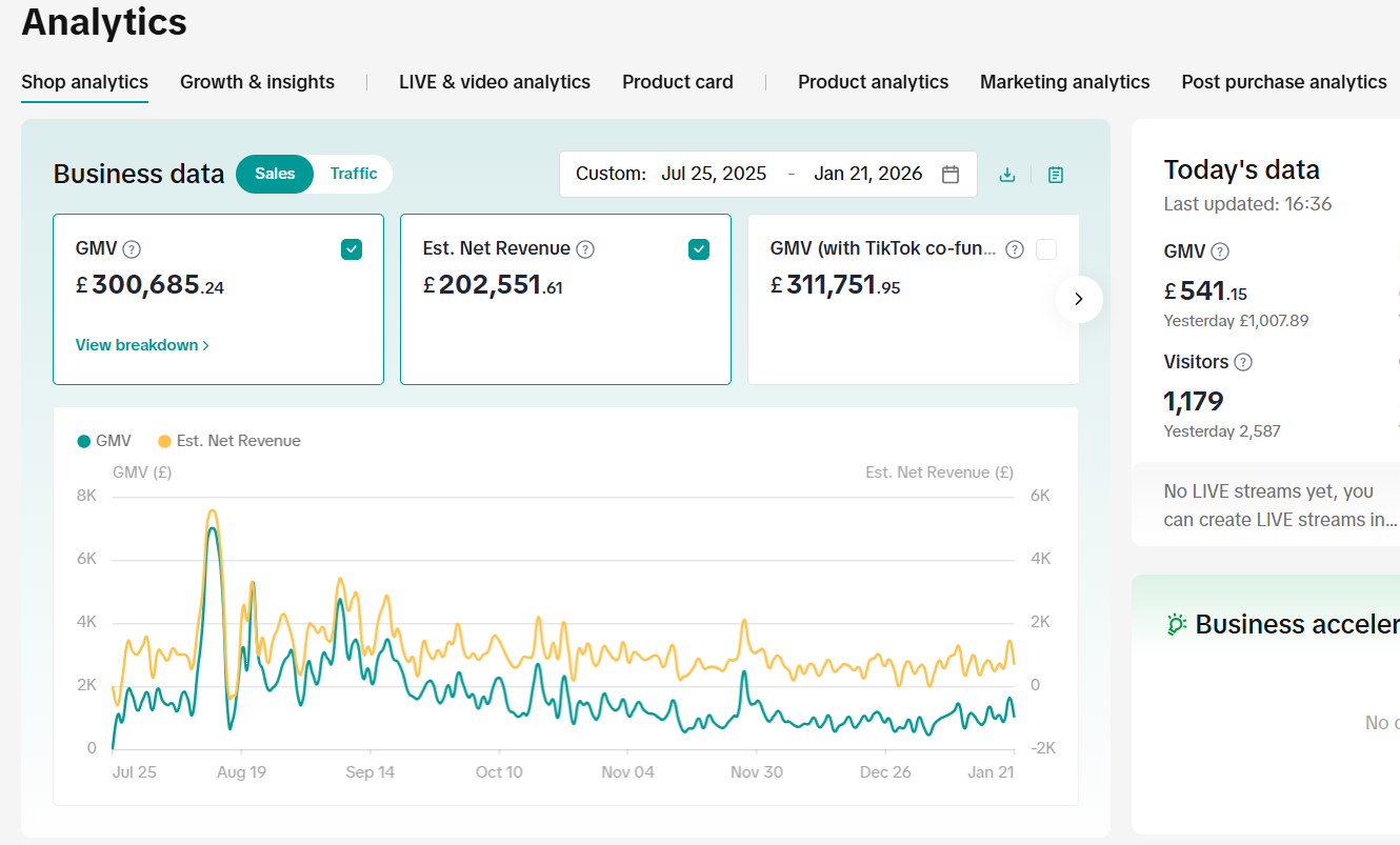 Seller dashboard screenshot 3