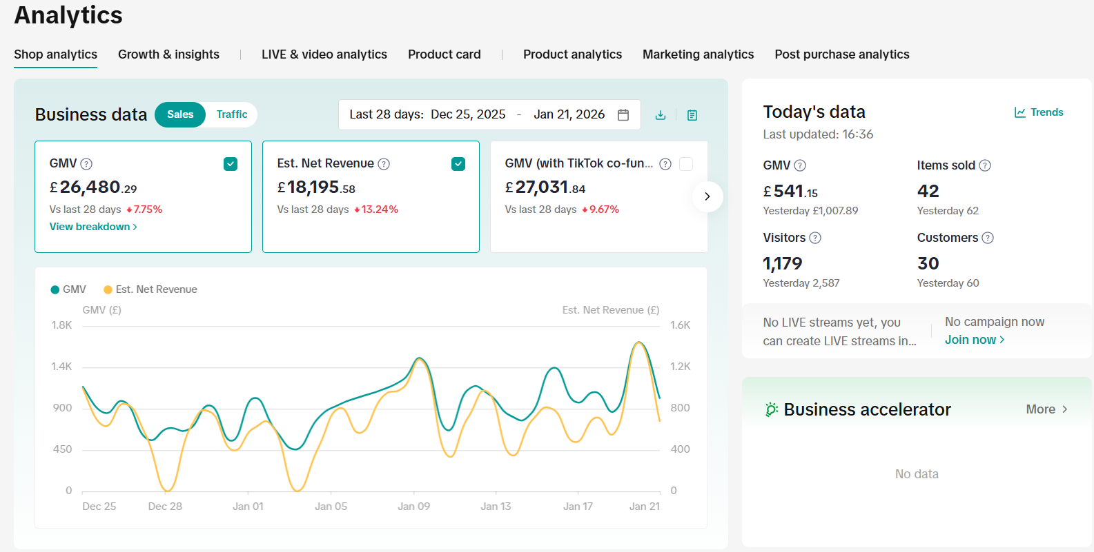 Seller dashboard screenshot 6